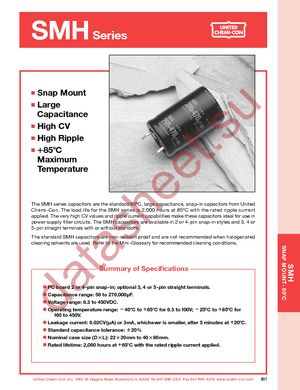 SMH16VN223M25X40T2 datasheet  